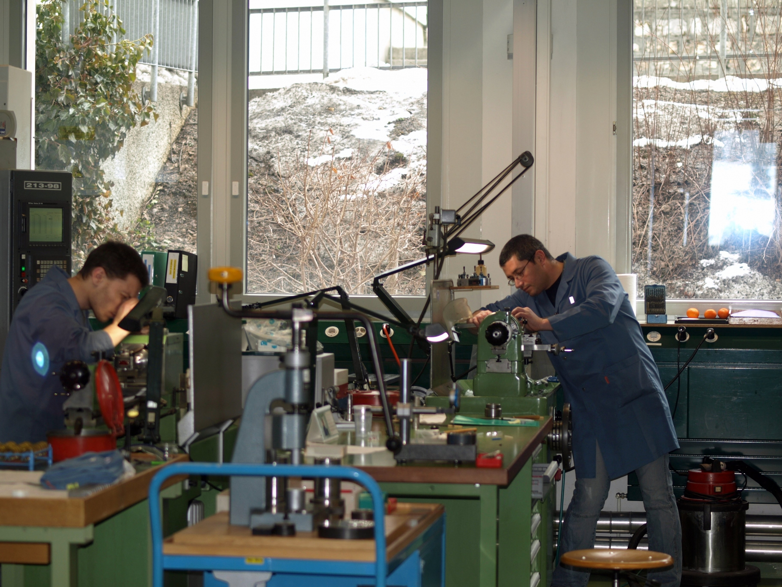 Part of the milling process that still requires the use of hand operated machines