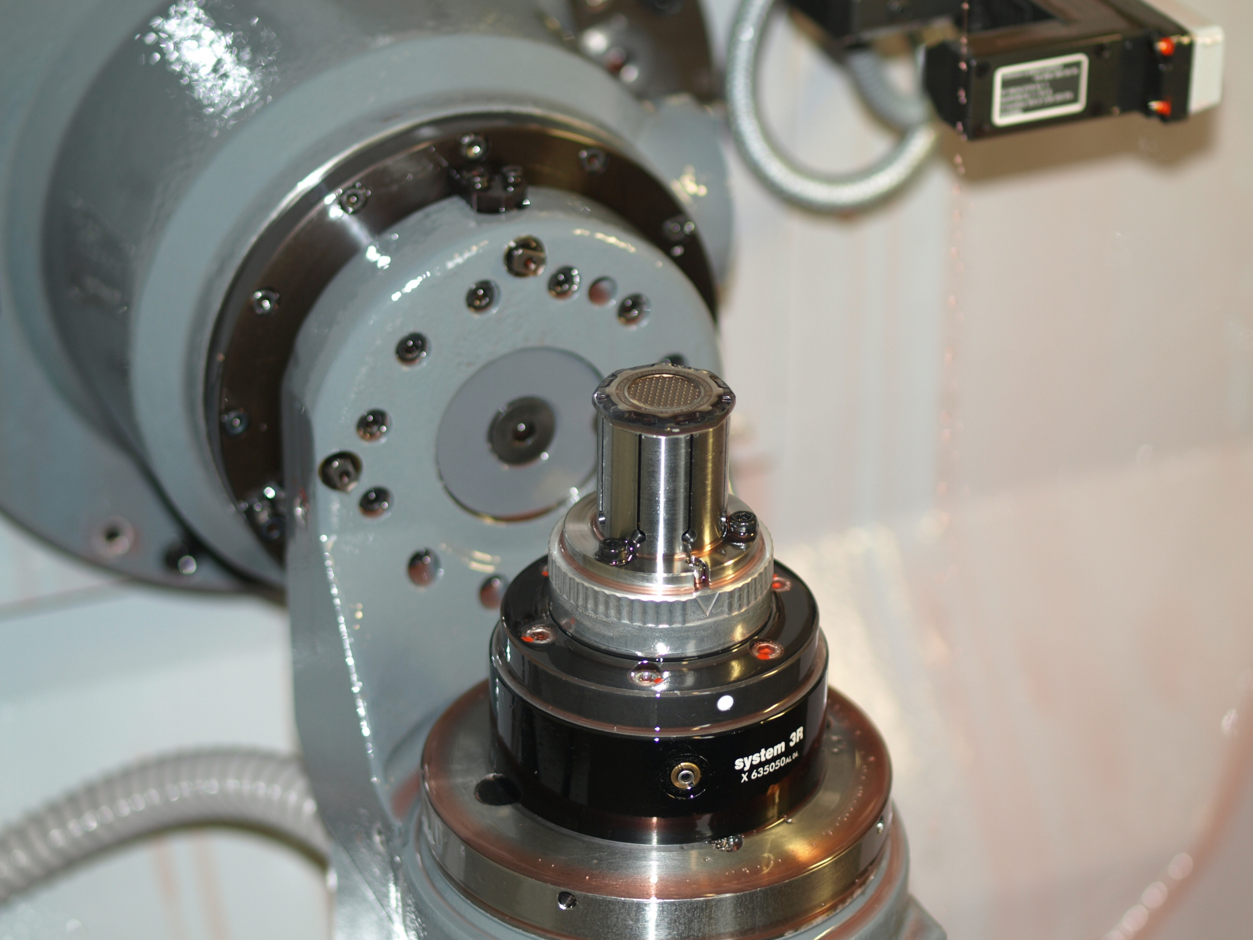 Royal Oak Offshore caseback being CNC machined