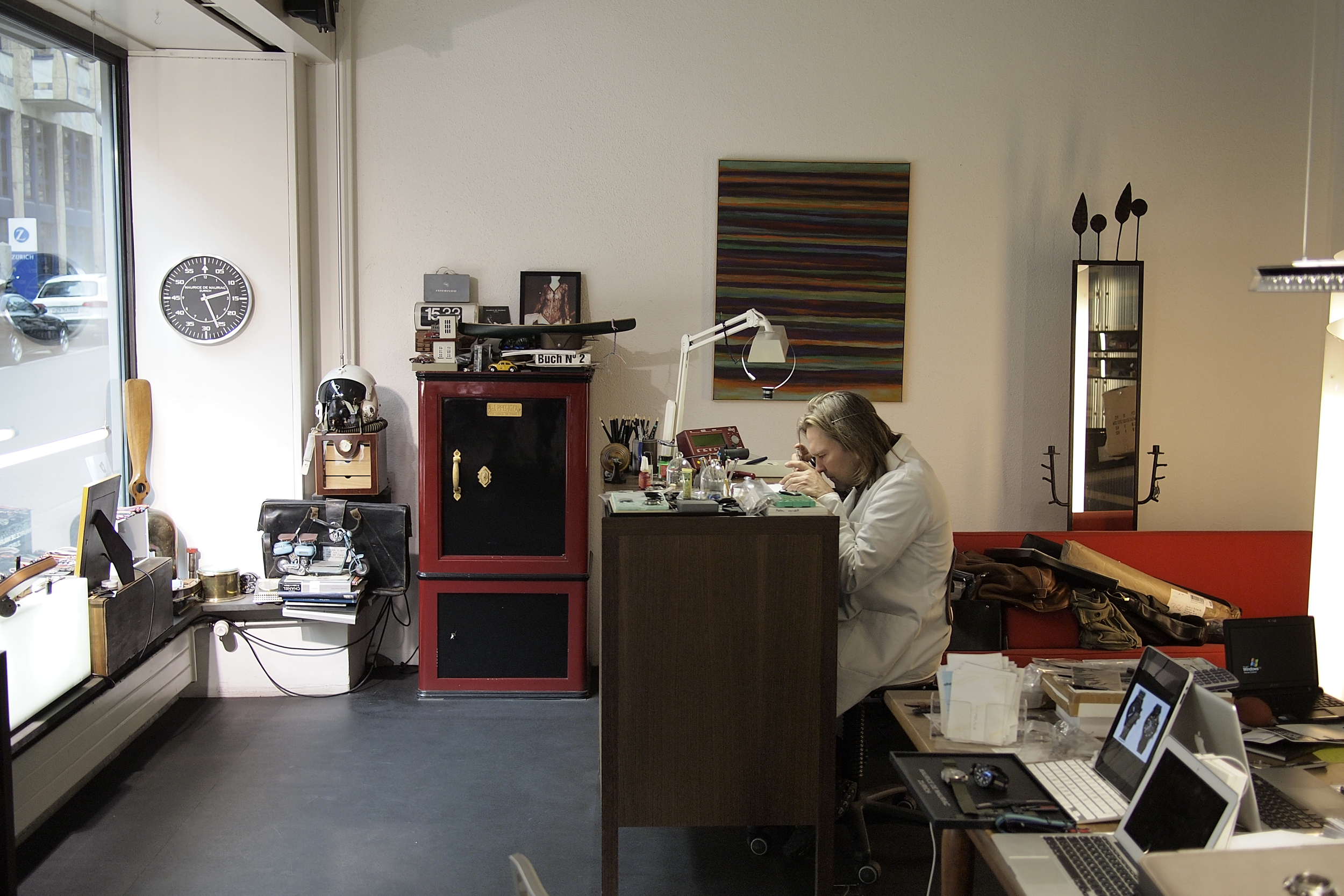 Maurice de Mauriac Zurich Atelier Tour