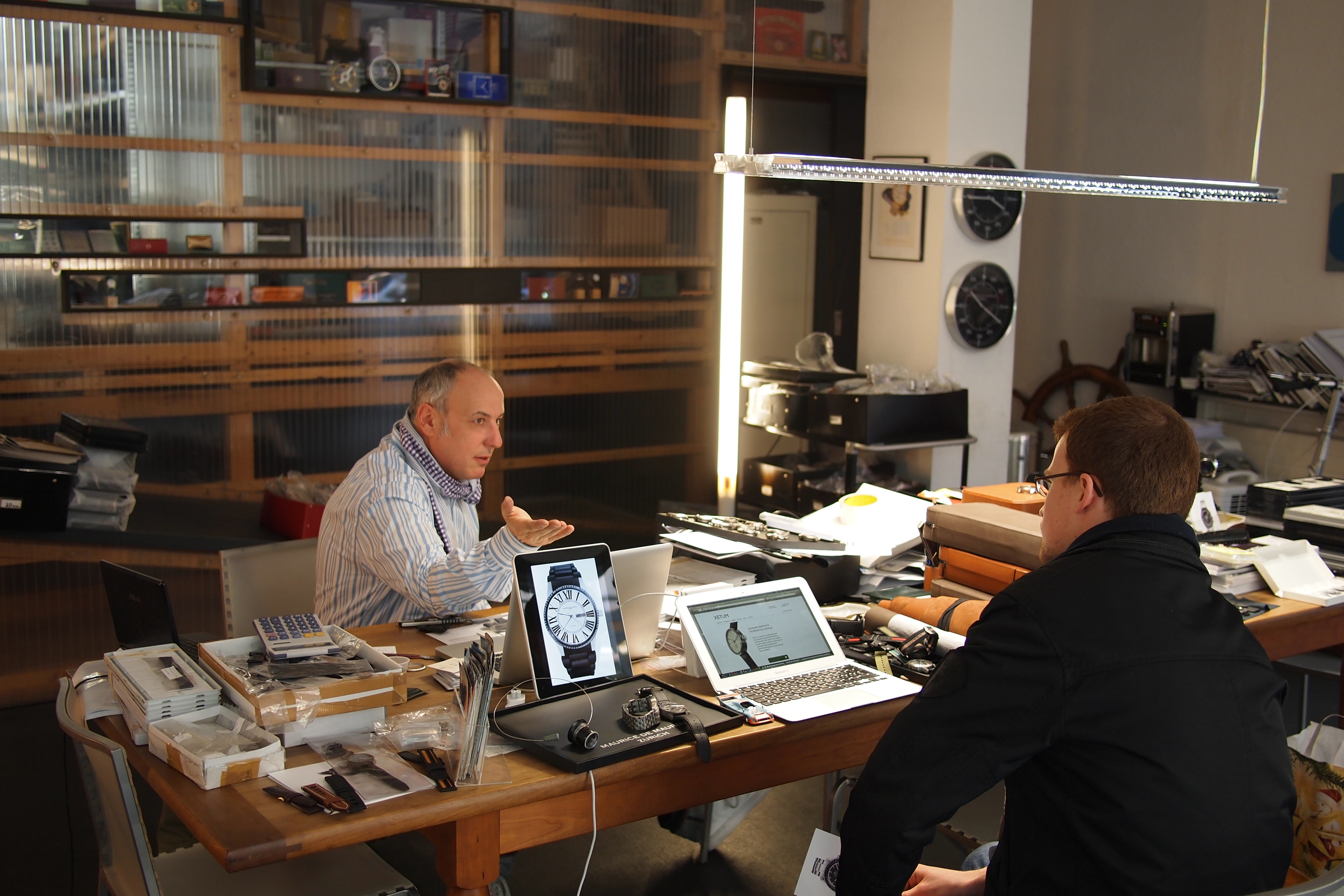 Maurice de Mauriac Zurich Atelier Tour