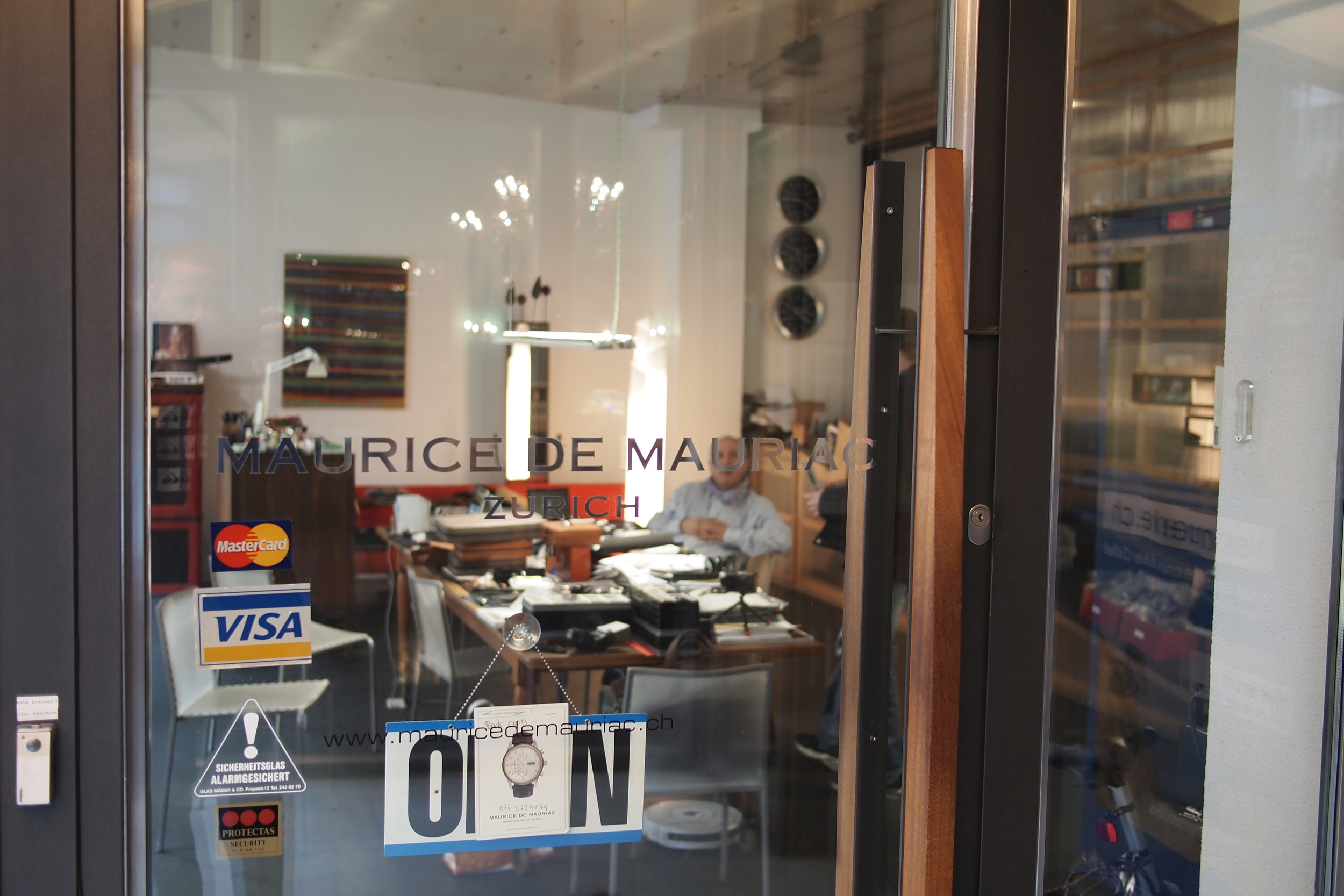 Maurice de Mauriac Zurich Atelier Tour