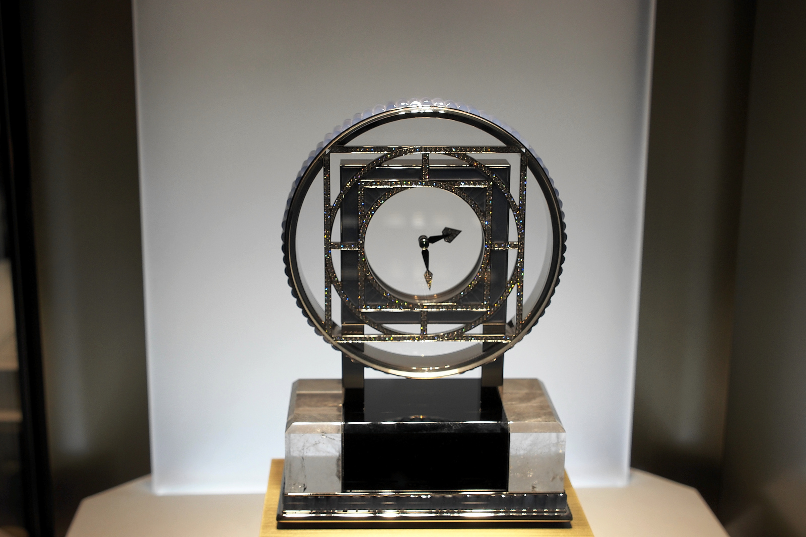 Cartier Mysterious clock on display at SIHH 2013