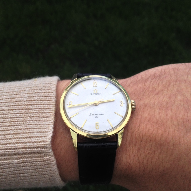 1962 Omega Seamaster Explorer dial