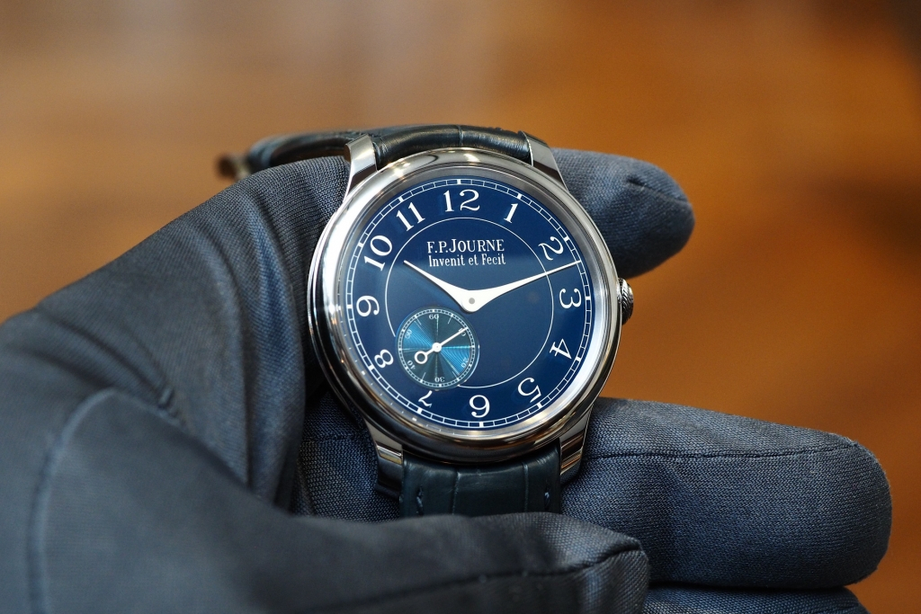 F.P. Journe Chronometre Bleu Hands-On