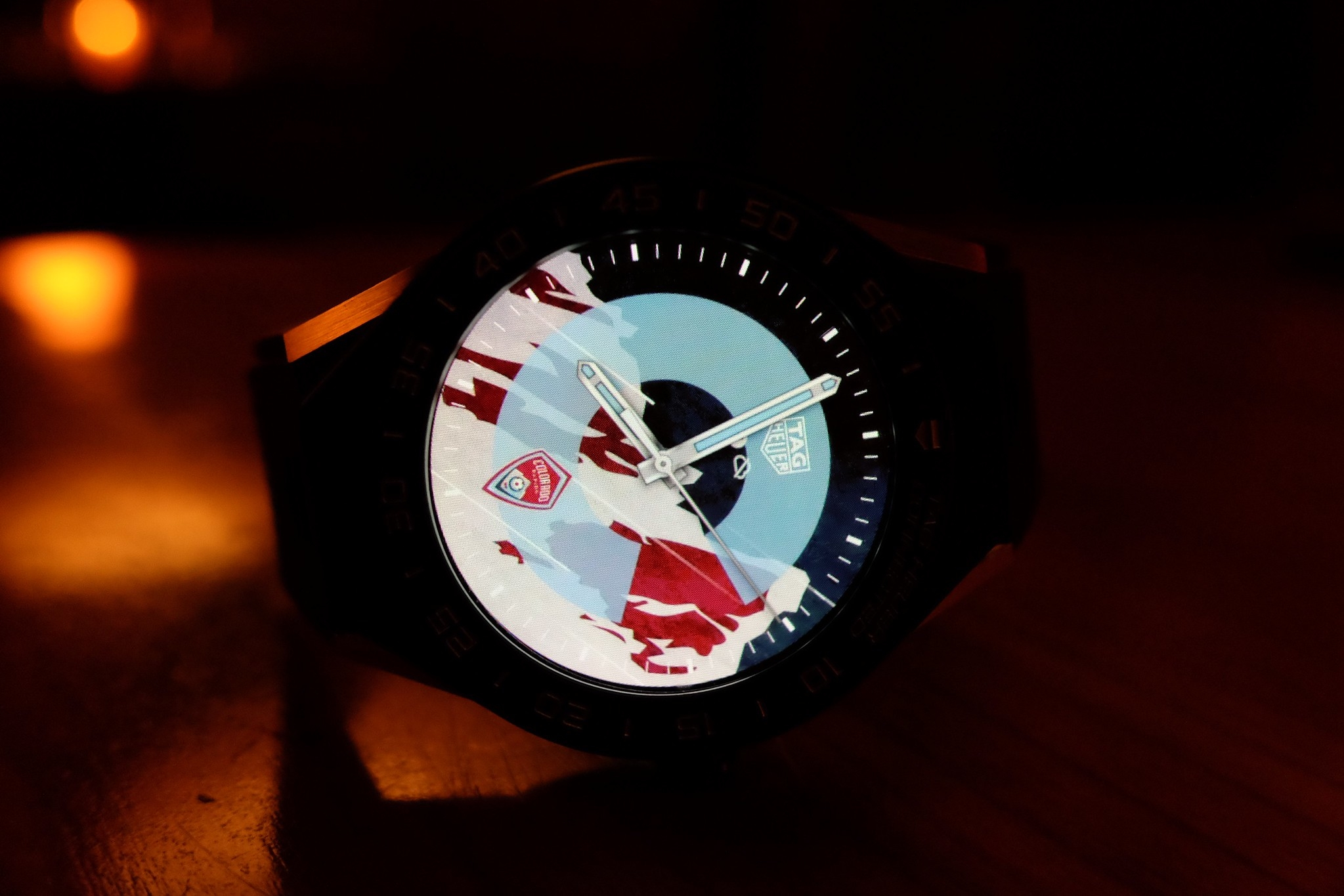 Colorado Rapids MLS TAG Heuer Connected Modular 45 watch dial