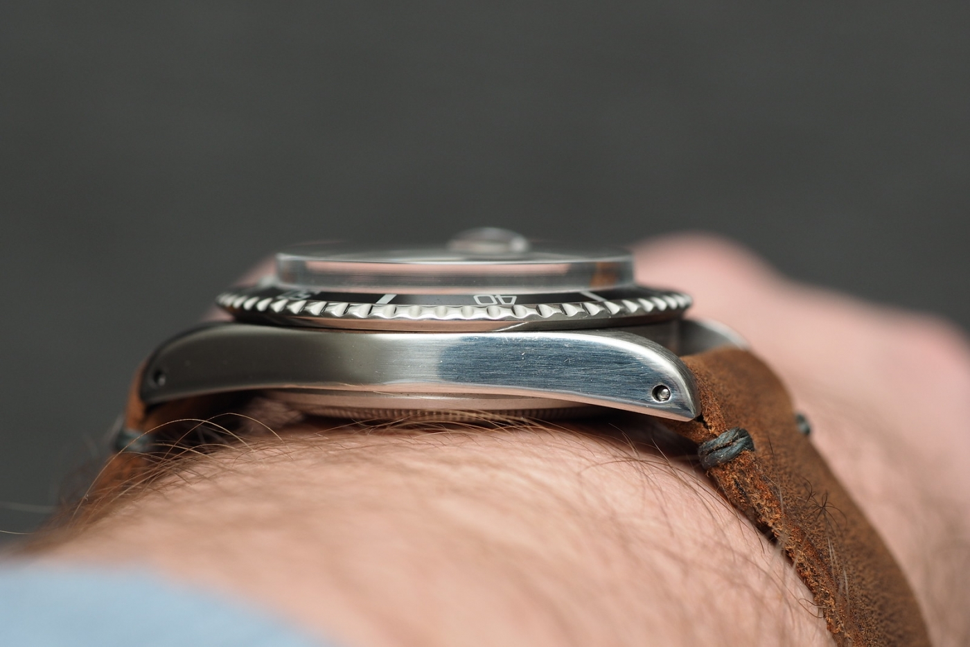 Strap for Rolex Submariner 5513 & 1680 - The Basketball Horween Leather