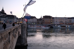 Baselworld Rhine river flag shot