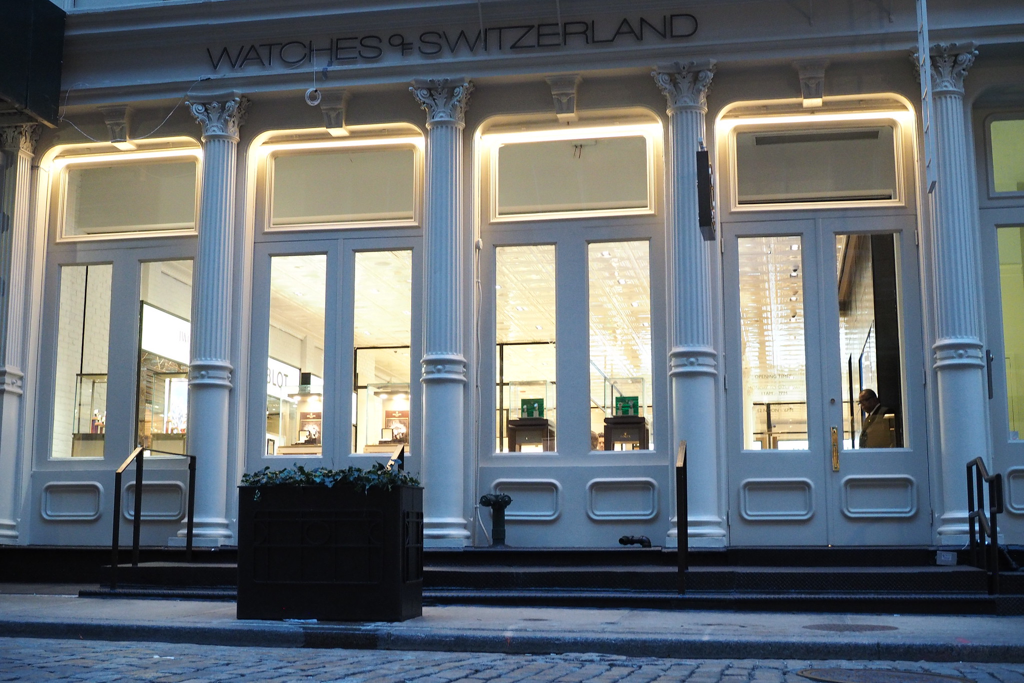 Watches of Switzerland located at 60 Greene Street in SoHo