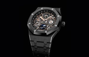Audemars Piguet Royal Oak Perpetual Calendar Openworked Black Ceramic