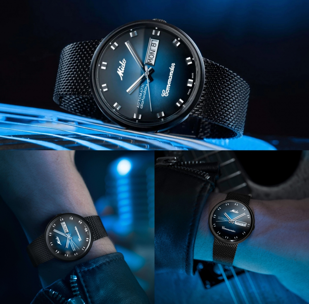 Mido Commander Blue Shade