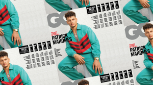 Patrick Mahomes wears Omega on August 2020 GQ Cover
