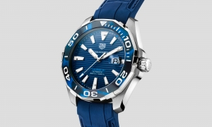 TAG Heuer Aquaracer 43mm Tortoise Shell Effect Calibre 5 Automatic Blue