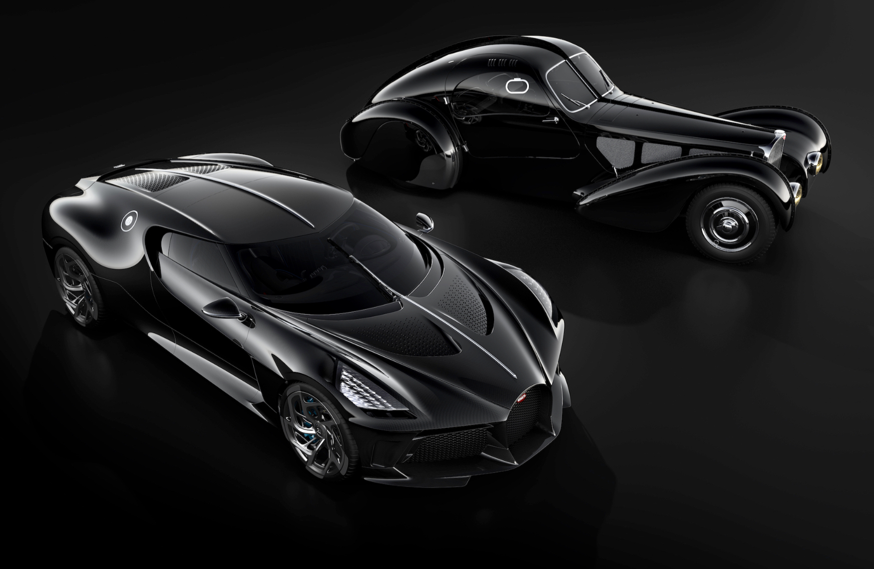 Bugatti Supercars from different eras