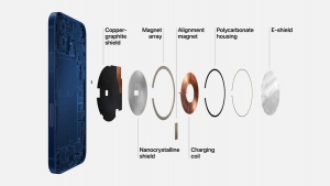 Apple iPhone 12 MagSafe exploded view