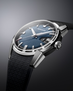 Minase Divido Deep Blue Urushi Silver Maki-e
