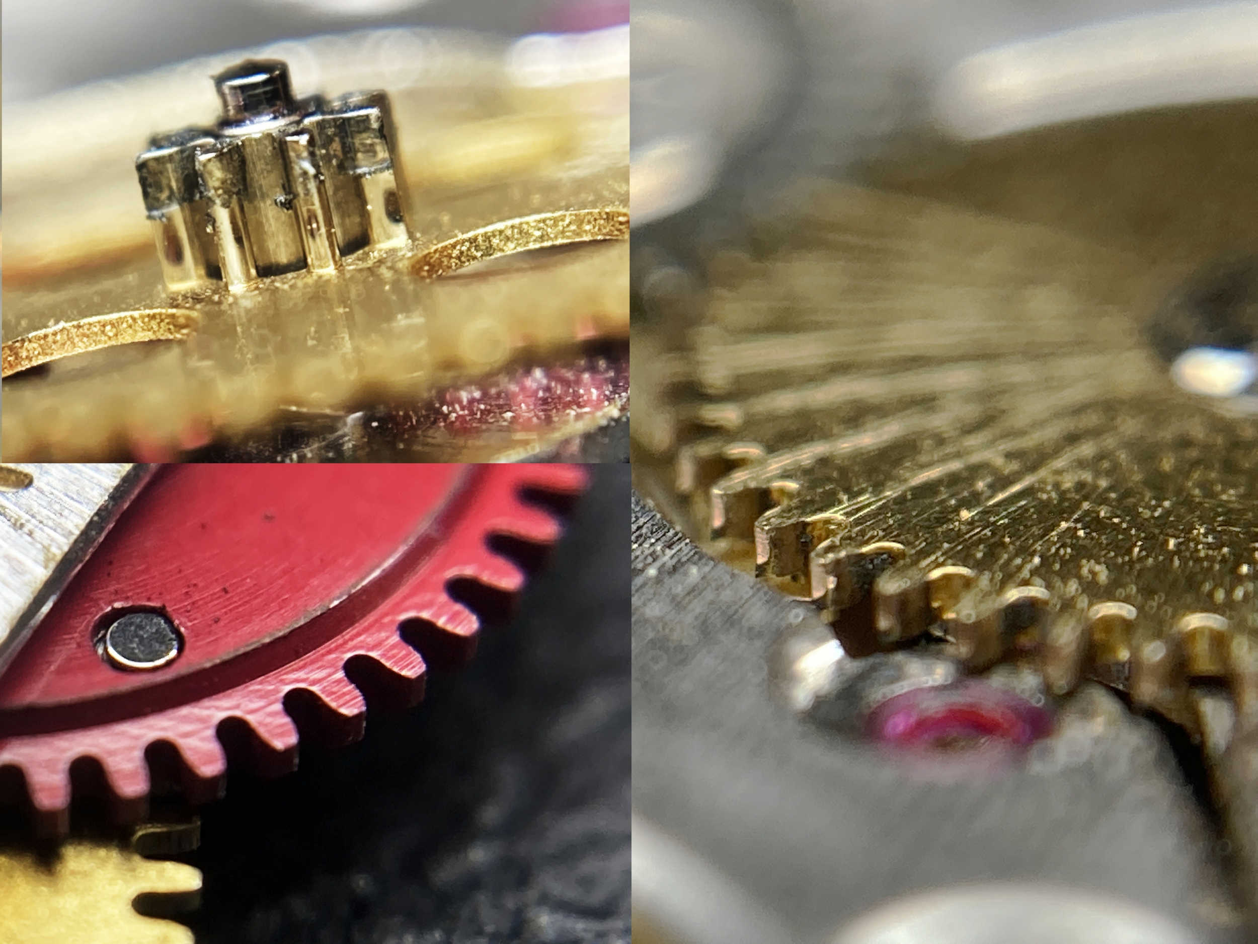 Worn vintage Rolex parts