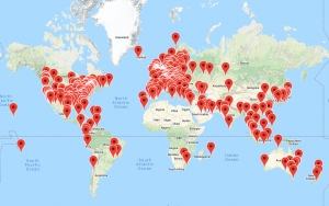 PW Last 1000 Visitors visual map