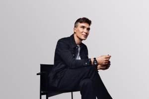 Cillian Murphy wearing Montblanc 1858 Geosphere UltraBlack Limited Edition