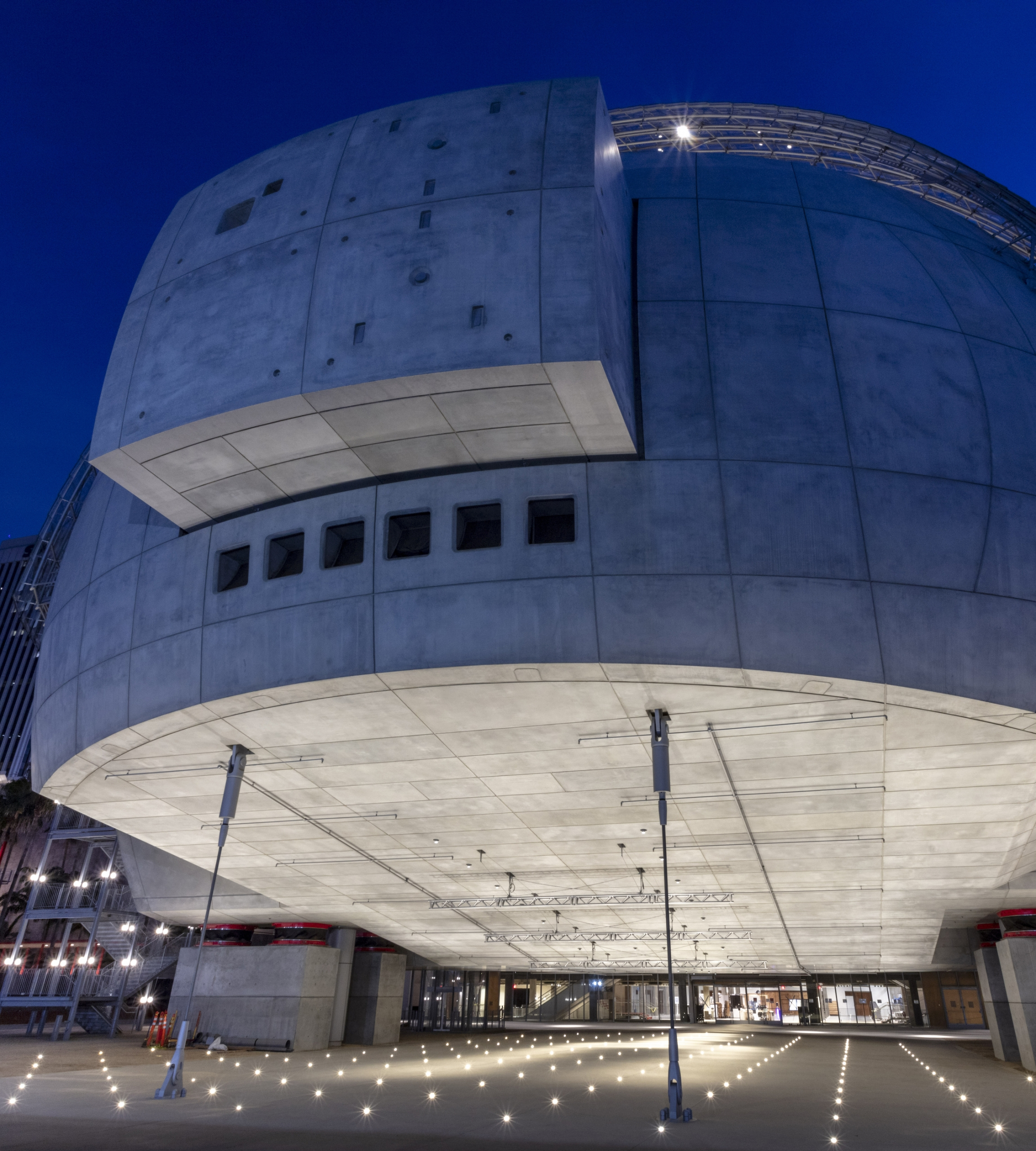 Entrance to Academy Museum Motion Pictures 2021