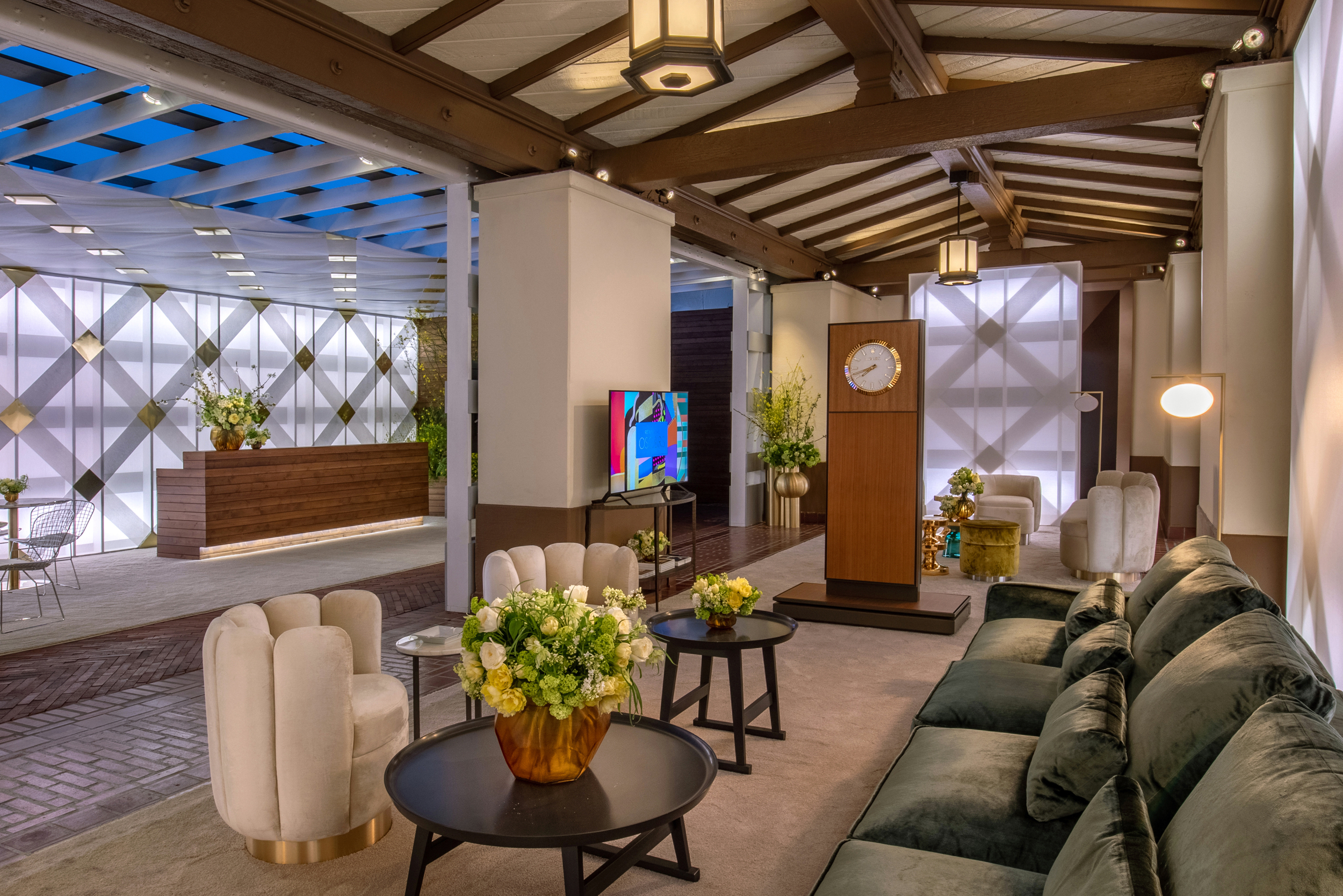 2021 Oscars Greenroom designed by Rolex