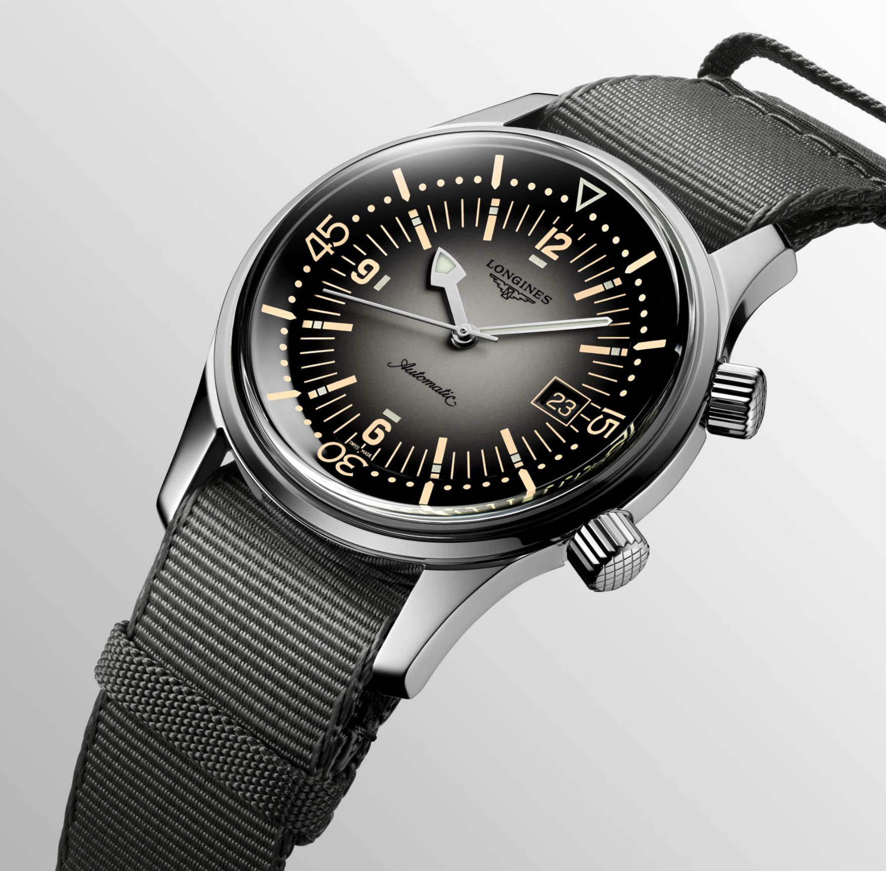 Longines Legend Diver Gray Gradient L3.774.4.70.2
