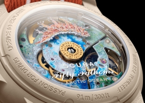 Blancpain x Swatch Arctic Ocean Ref. SO35N100 caseback
