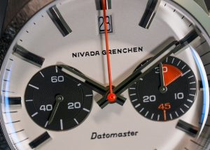 2022 Nivada Grenchen Datomaster dial close-up