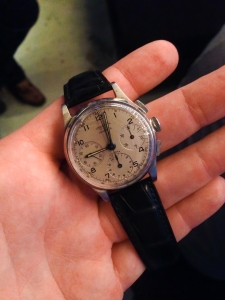 Universal Geneve double signed Hermes chronograph