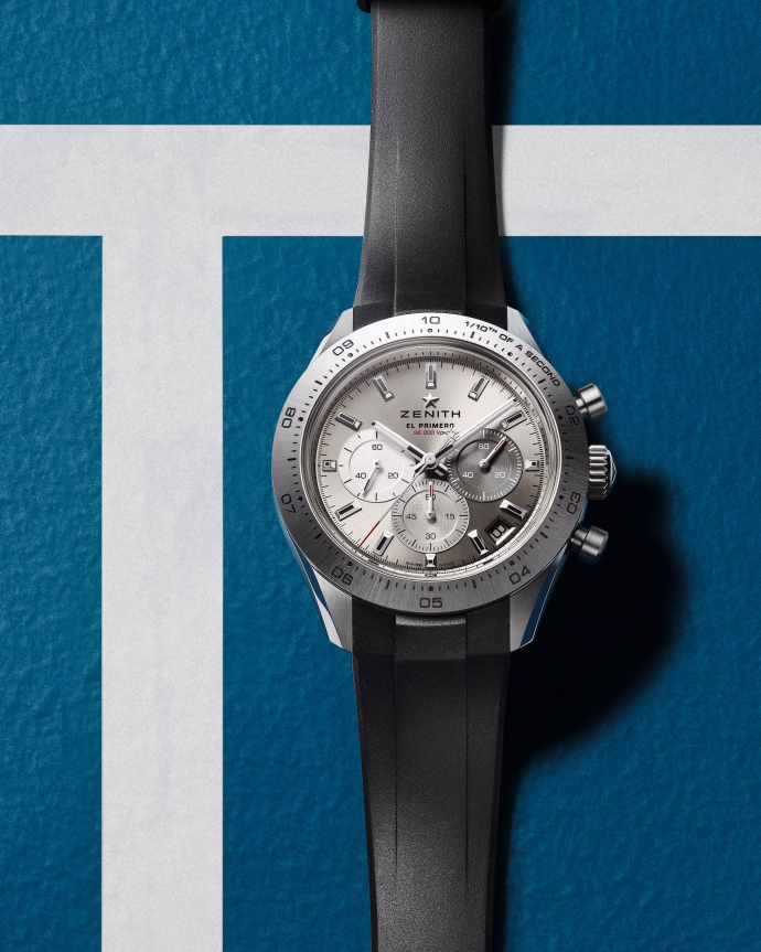 Zenith Chronomaster Sport Titanium FKM rubber strap