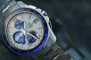 Oceanus Manta OCW-S7000D-7AJF dial close-up