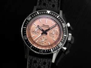 Nivada Grenchen Chronoking Mecaquartz Salmon