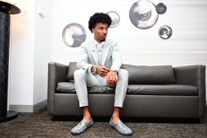 Jayden Daniels Rolex Day-Date 40 during Heisman presentation