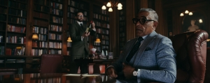 FP Journe Chronometre Souverain Platinum Netflix The Gentlemen Season 1 Episode 1 Giancarlo Esposito wristshot