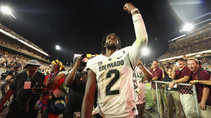 2023 Shedeur Sanders Watch Flex at Arizona State 100723 Getty FTR