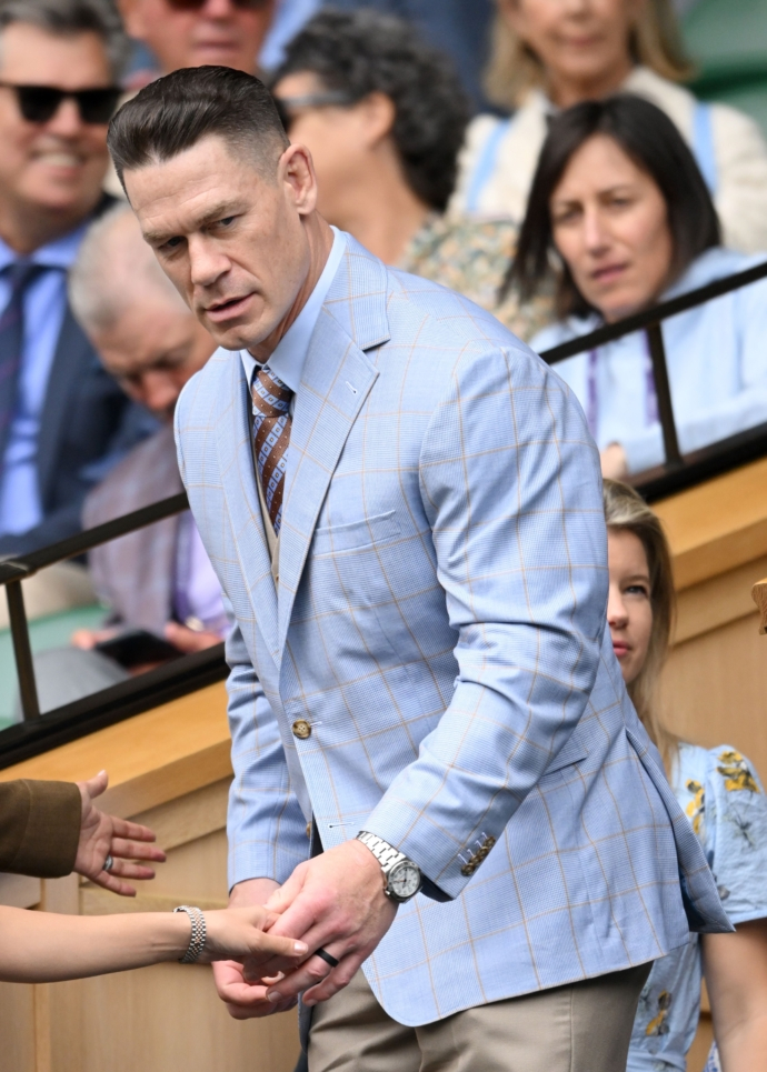 John Cena wearing Rolex Explorer II Polar Ref. 226570