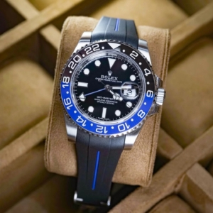 Helvetus Premium Rubber Watch Strap Rolex GMT-Master II Batman