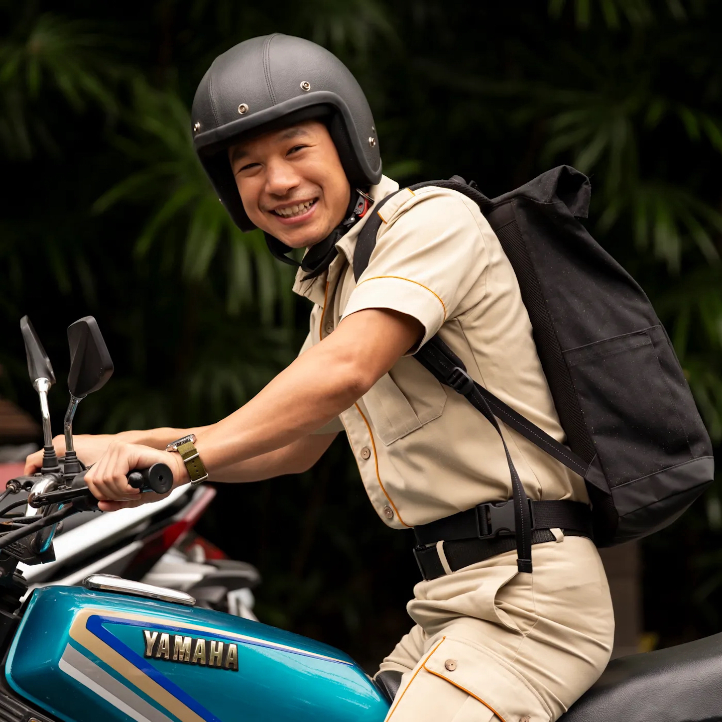Tayme Thapthimthong wearing Field Watch The White Lotus Season 3