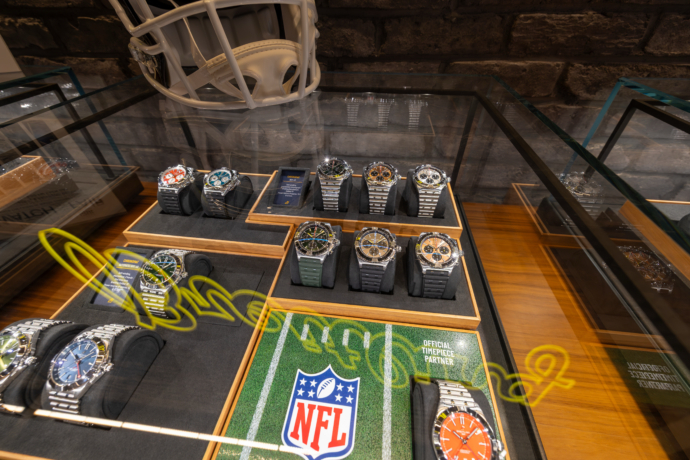 Breitling Denver NFL display case