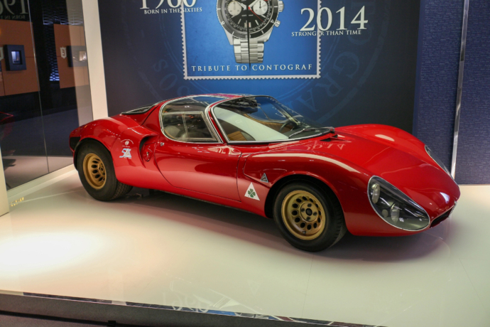 1969 Alfa Romeo 33 Stradale three quarter view