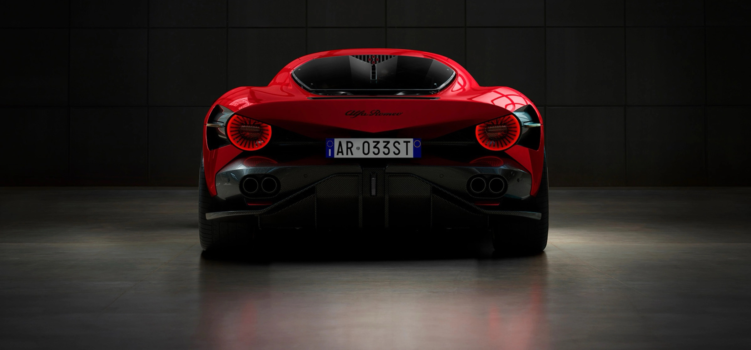 2025 Alfa Romeo 33 Stradale rearview