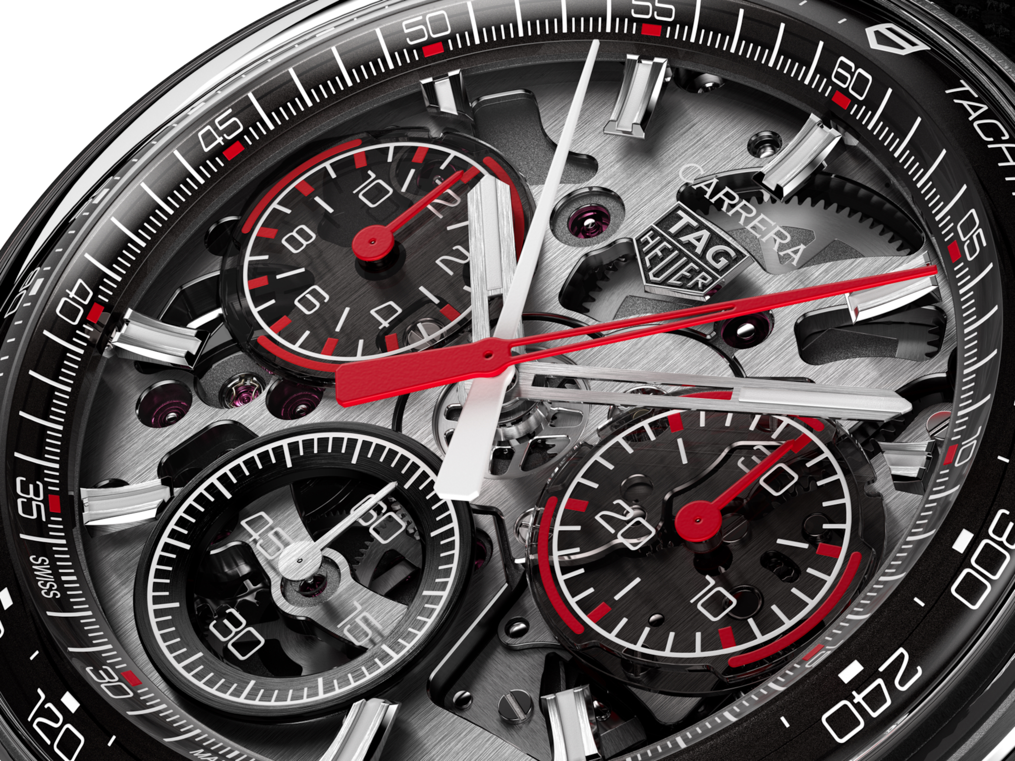 TAG Heuer Carrera Split-Seconds Chronograph close-up