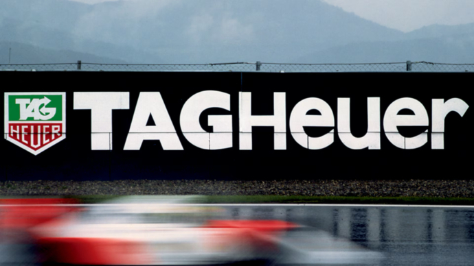 TAG Heuer race image logo banner