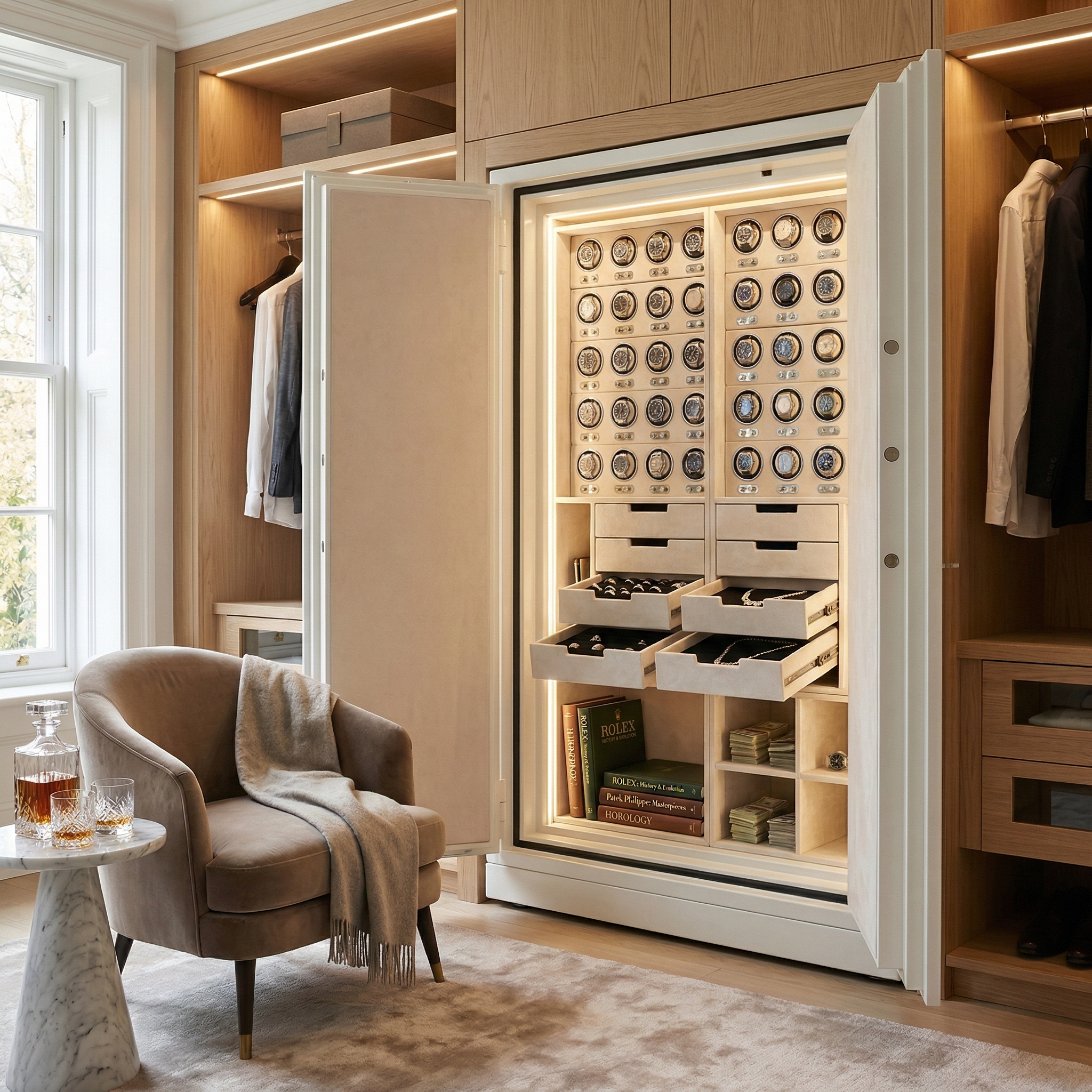 WatchMatic Double Door Watch Safe