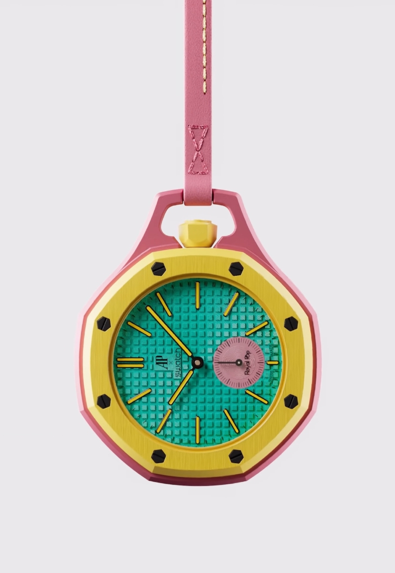 Swatch x Audemars Piguet Royal Pop pocket watch