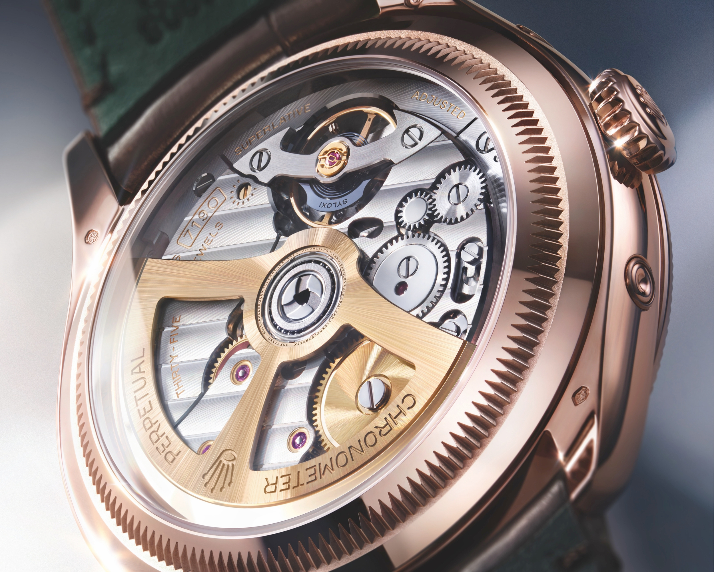 Rolex Perpetual Padellone caseback