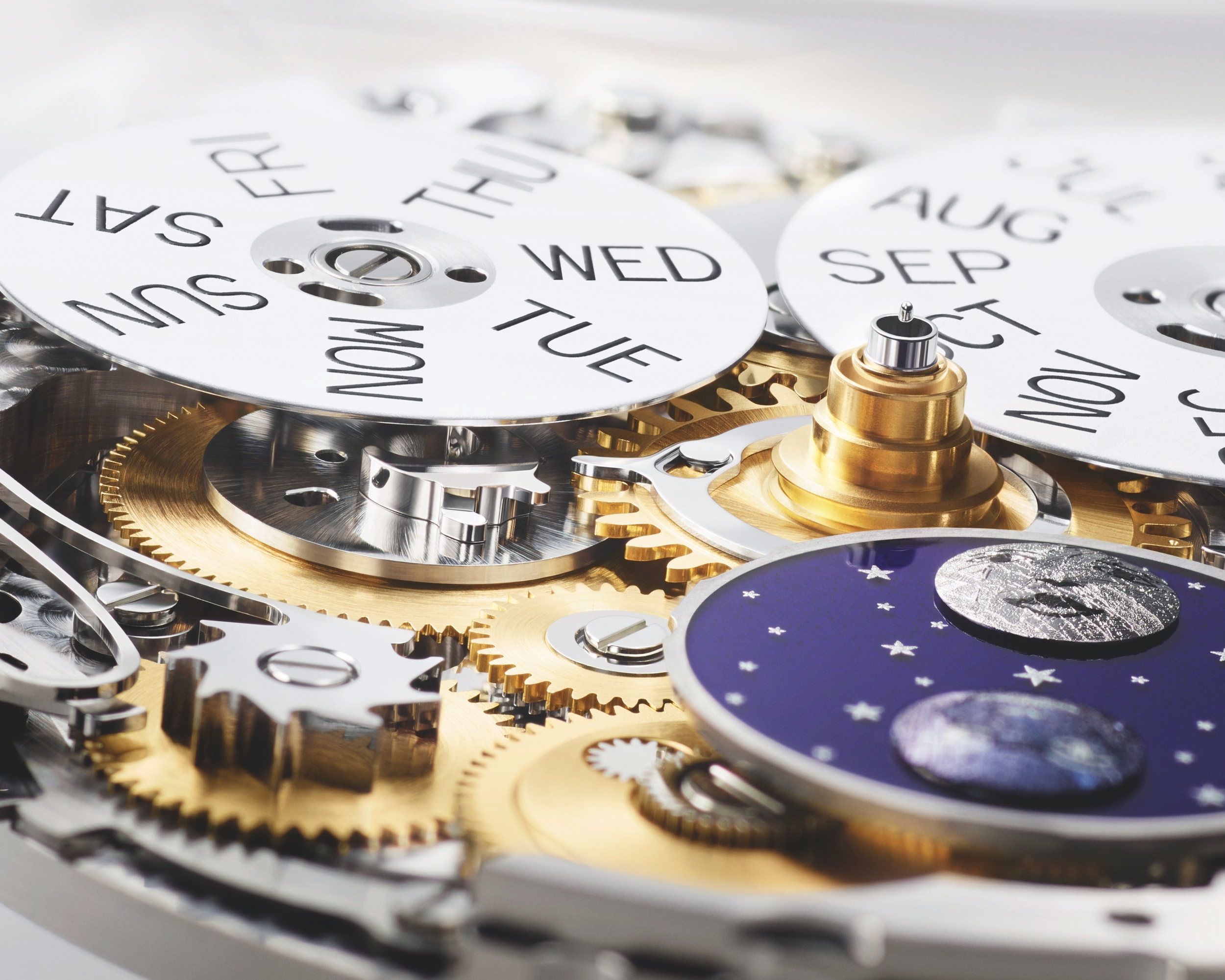 Rolex Perpetual Padellone components close-up